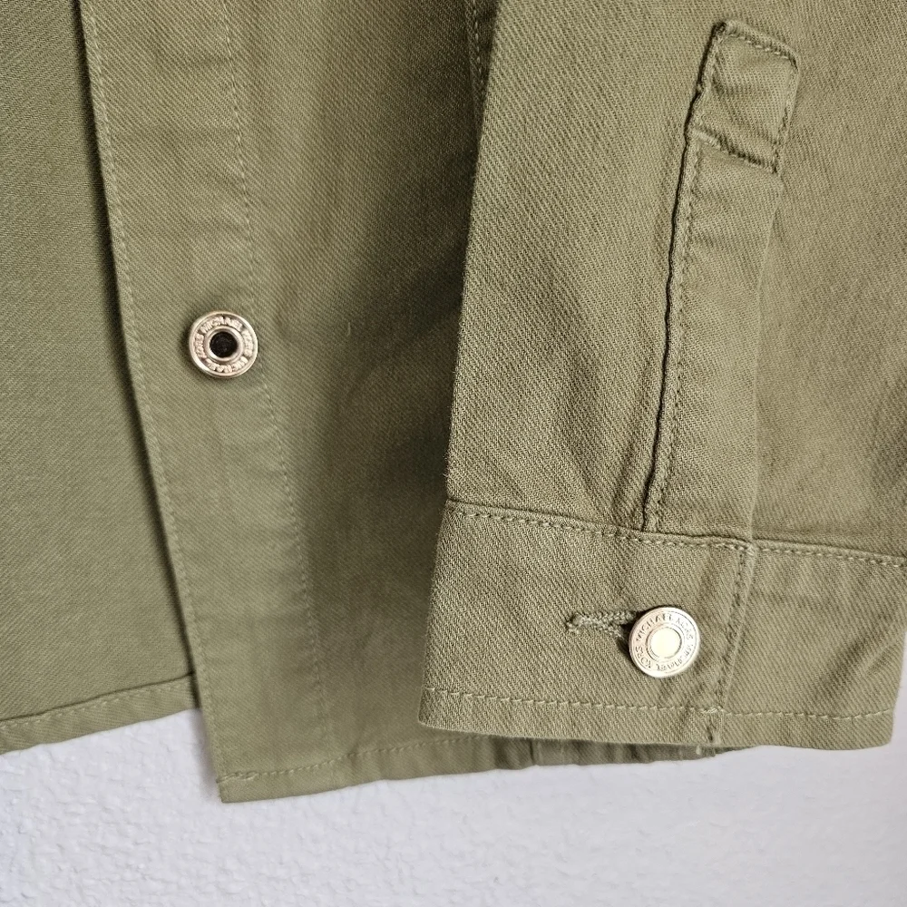 NWT Michael Kors barn jacket button down shacket womens size m